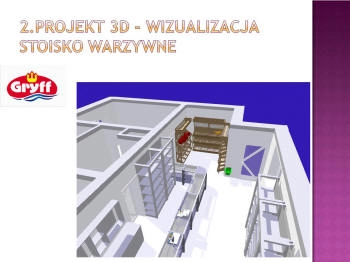 візуалізацыя інтэр'ера супермаркета
